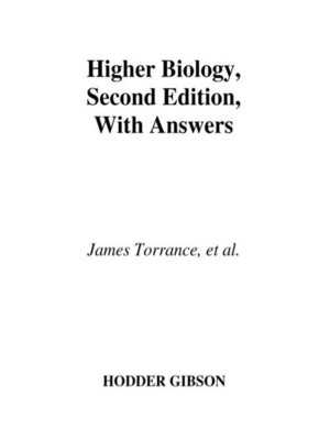 cover image of Higher Biology With Answers